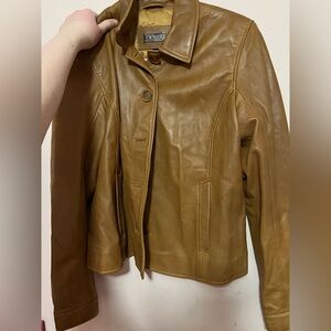 ⭐️Danier Camel Leather Women's Jacket